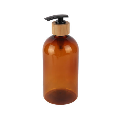 200ml 300ml 500ml 7oz 10oz 16oz Cosmetic Lotion Bottle Amber Rounded Shoulders PET Bottle