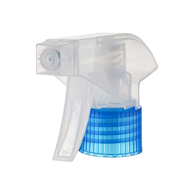 28/410 Translucent Blue Plastic Bottle Continuous Sprayer - Foam Plastic Trigger Sprayer Head For Cleaning Bottles