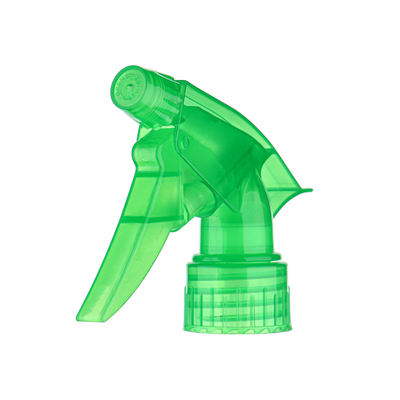 Customizable 28/410 Transparent Green PP Plastic Ergonomic Trigger Sprayer For Cleaning & Gardening